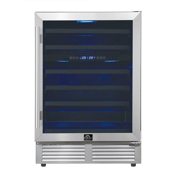 Forno Bacchino 24-in Wine Cooler - Stainless Steel