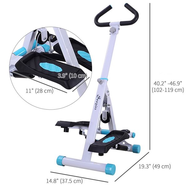 Soozier Stepper Exercise Machine with LCD Monitor - Green