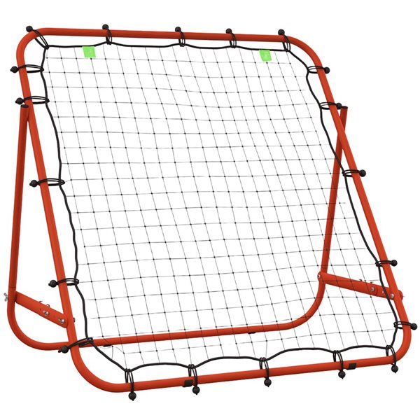 Soozier Volleyball Rebounder Net and Adjustable Soccer Rebounder - Red