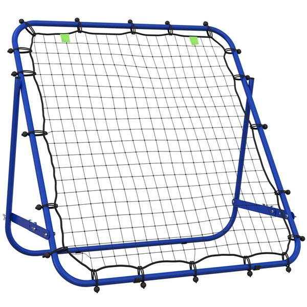 Soozier Volleyball Rebounder Net and Adjustable Soccer Rebounder - Blue