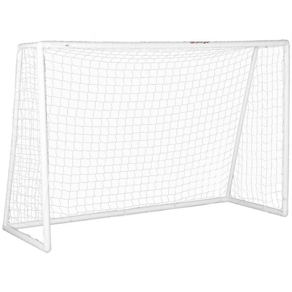 Soozier 9.8-ft x 6.6-ft Soccer Goal Portable Practice Net - White