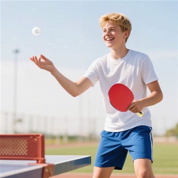 Soozier 4-Player Table Tennis Ping Pong Paddle Set