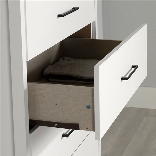 South Shore Gravity Pure White 6-Drawer Dresser