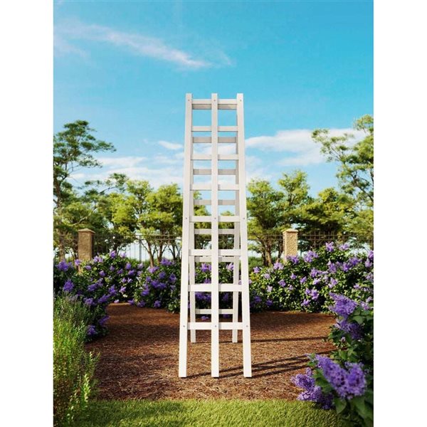 Vita Classic Ladder Trellis for Garden - White