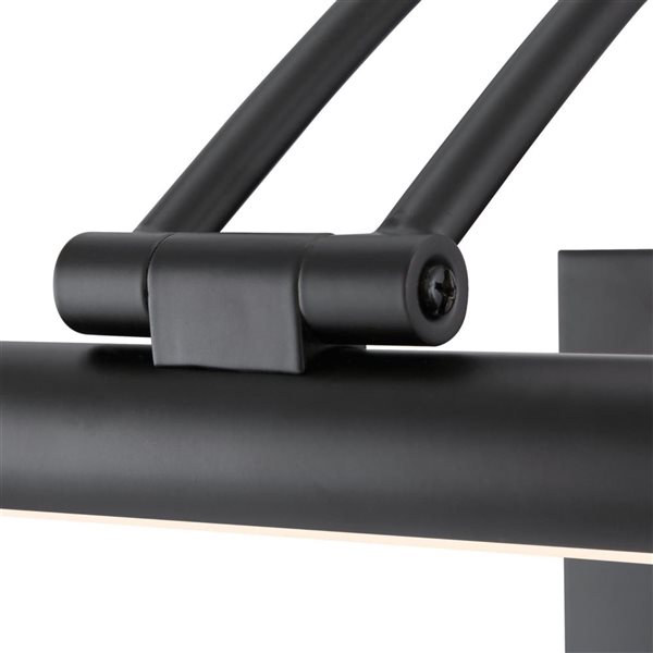 Westinghouse Lighting 17-in 15 W Adjustable Dimmable LED Picture Light, 3000K - Matte Black