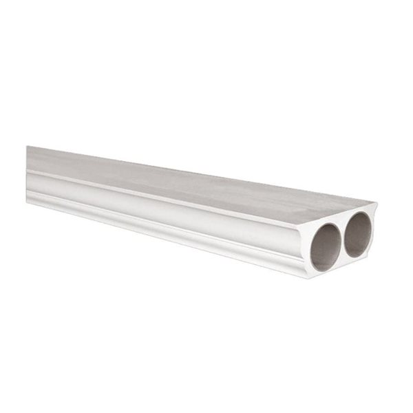 Polyurethane Rails FOAMCORE 11.875 x 120-in White Painted Polyurethane Baluster Rail ...