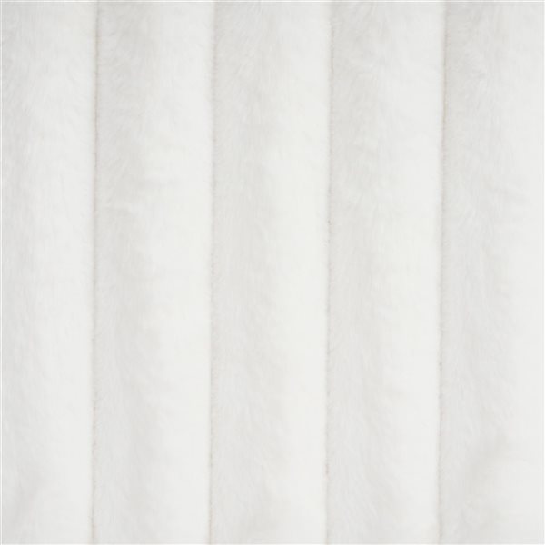 Best Selling Home Decor Minimalist King-Size Wood Solf Pile Upholstered Platform Bed Frame w/ Headboard - White