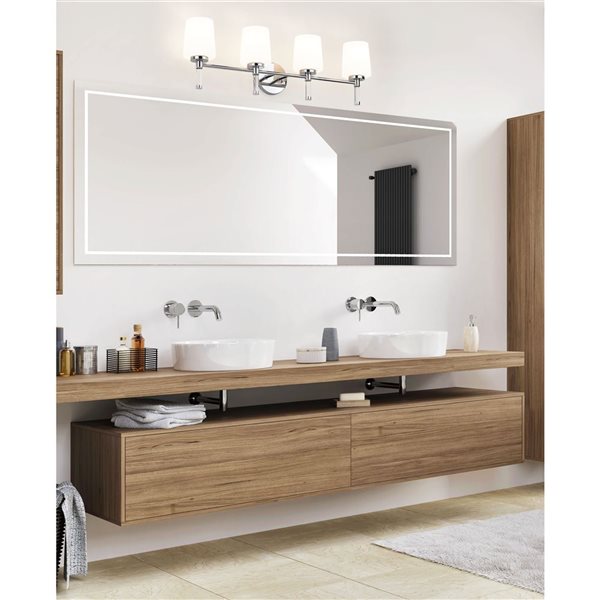 Z-Lite Henri 4-Light Vanity Light - Polished Chrome