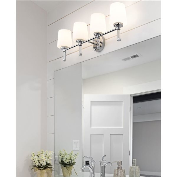 Z-Lite Henri 4-Light Vanity Light - Polished Chrome