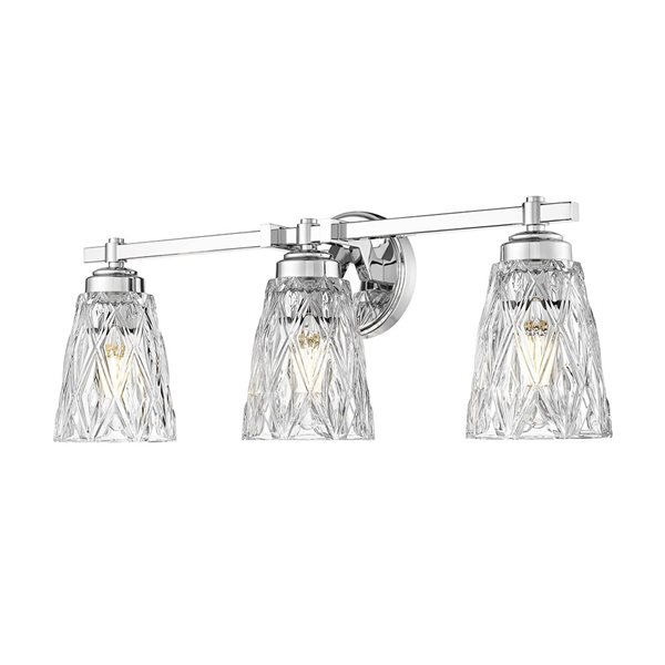 Z-Lite Andree 3-Light Vanity Light - Polished Chrome