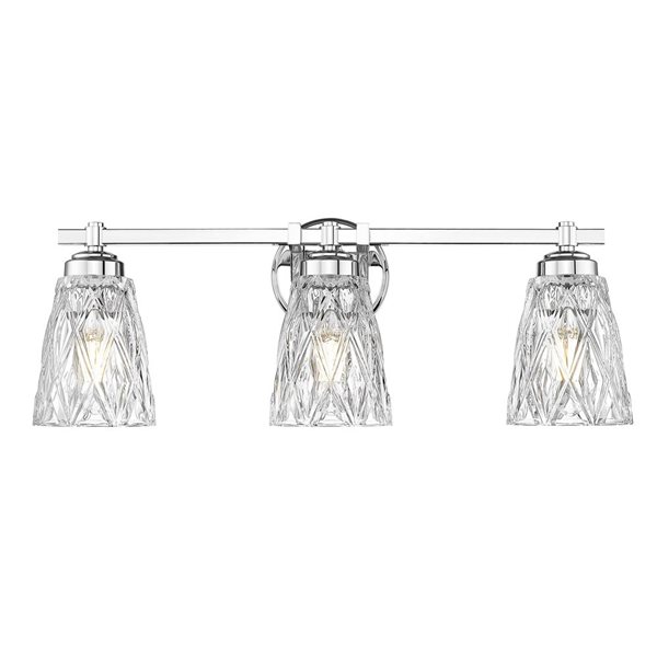 Z-Lite Andree 3-Light Vanity Light - Polished Chrome