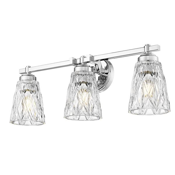 Z-Lite Andree 3-Light Vanity Light - Polished Chrome
