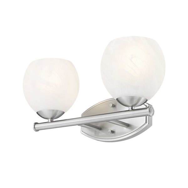 Z-Lite Colette 2 Light Vanity Light - Brushed Nickel