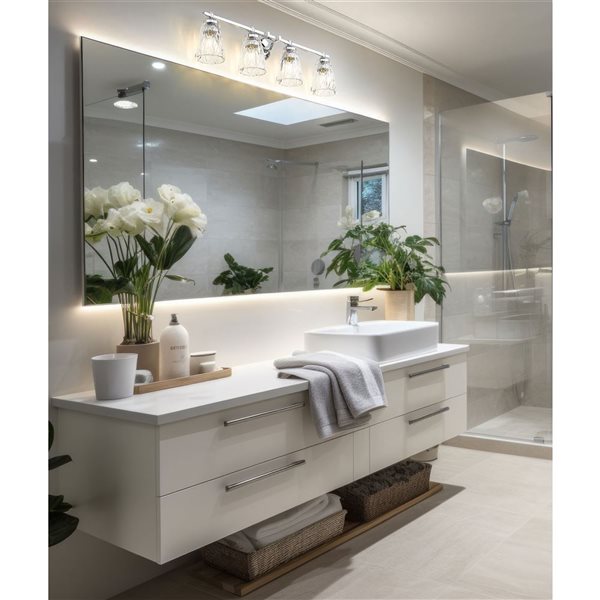 Z-Lite Andree 4-Light Vanity Light - Polished Chrome