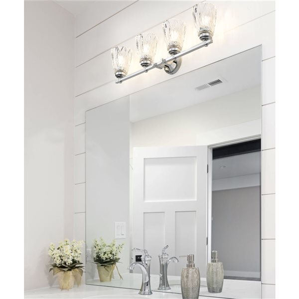 Z-Lite Andree 4-Light Vanity Light - Polished Chrome