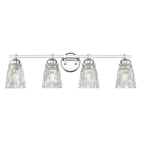 Z-Lite Andree 4-Light Vanity Light - Polished Chrome