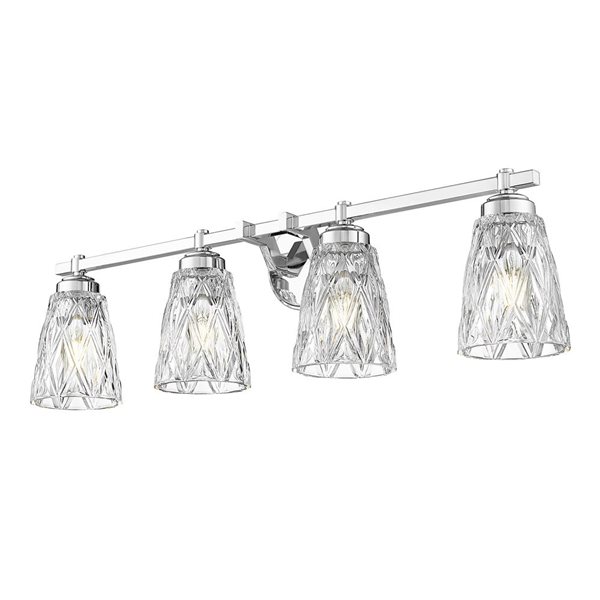 Z-Lite Andree 4-Light Vanity Light - Polished Chrome