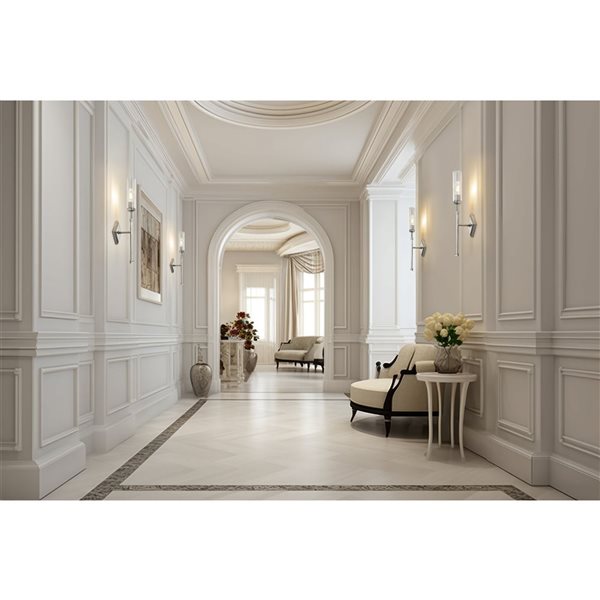 Z-Lite Esme 1-Light 60 W Wall Sconce w/ Clear Glass Shade - Brushed Nickel