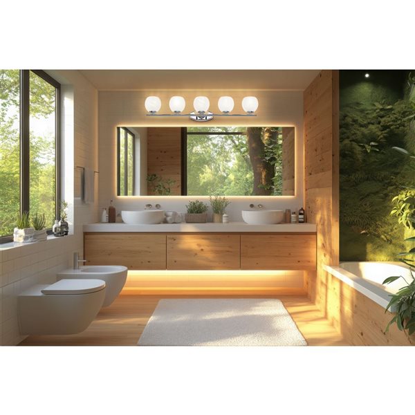 Z-Lite Colette 5-Light Vanity Light - Polished Chrome