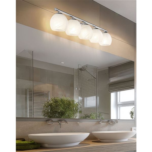 Z-Lite Colette 5-Light Vanity Light - Polished Chrome