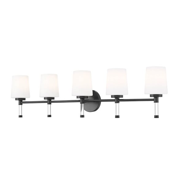 Z-Lite Henri 5-Light Vanity Light - Matte Black