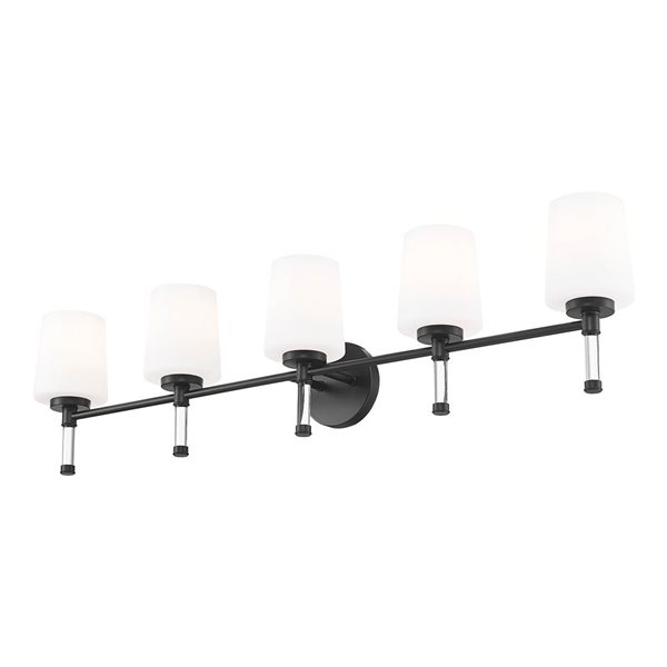 Z-Lite Henri 5-Light Vanity Light - Matte Black