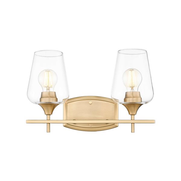 Z-Lite Joliet 2-Light VanityLight - Burnished Brass