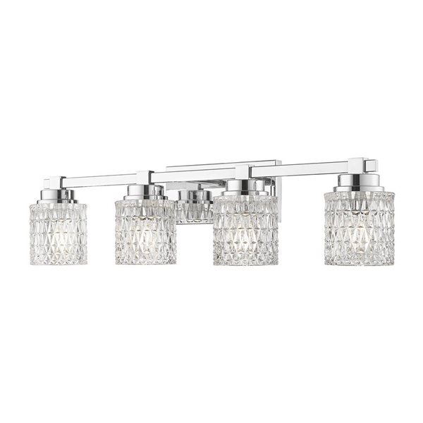 Z-Lite Jacqueline 4-Light Vanity Light - Polished Chrome