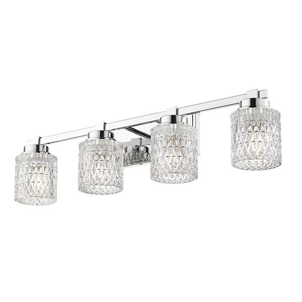 Z-Lite Jacqueline 4-Light Vanity Light - Polished Chrome