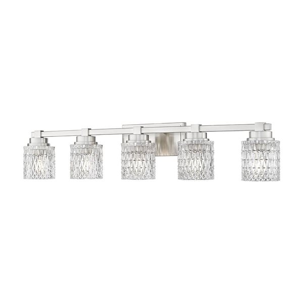Z-Lite Jacqueline 5-Light Vanity Light - Brushed Nickel