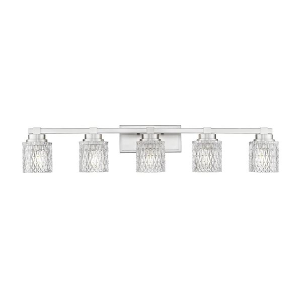 Z-Lite Jacqueline 5-Light Vanity Light - Brushed Nickel