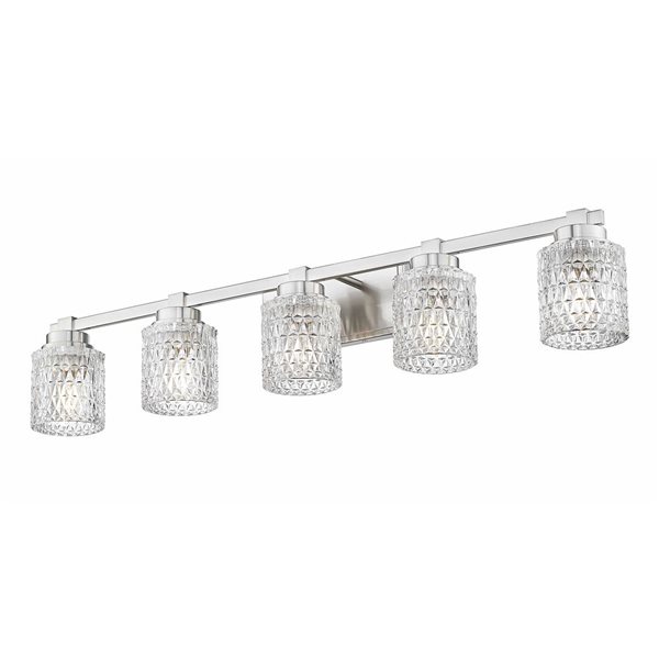 Z-Lite Jacqueline 5-Light Vanity Light - Brushed Nickel