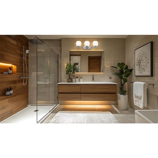 Z-Lite Colette 3-Light Vanity Light - Polished Chrome