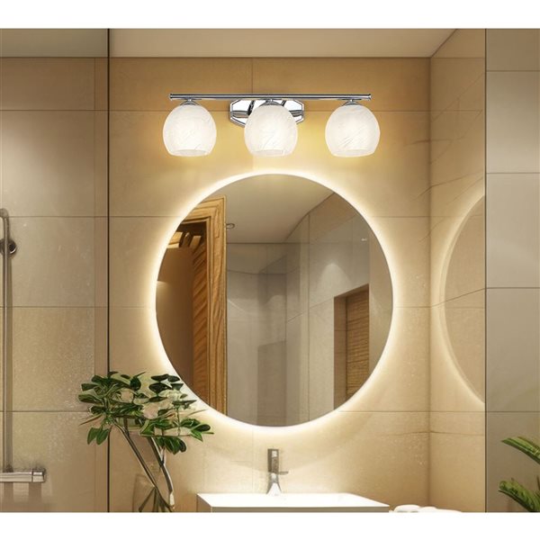 Z-Lite Colette 3-Light Vanity Light - Polished Chrome