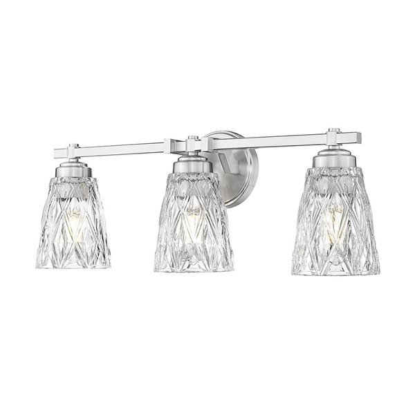Z-Lite Andree 3-Light Vanity Light - Brushed Nickel