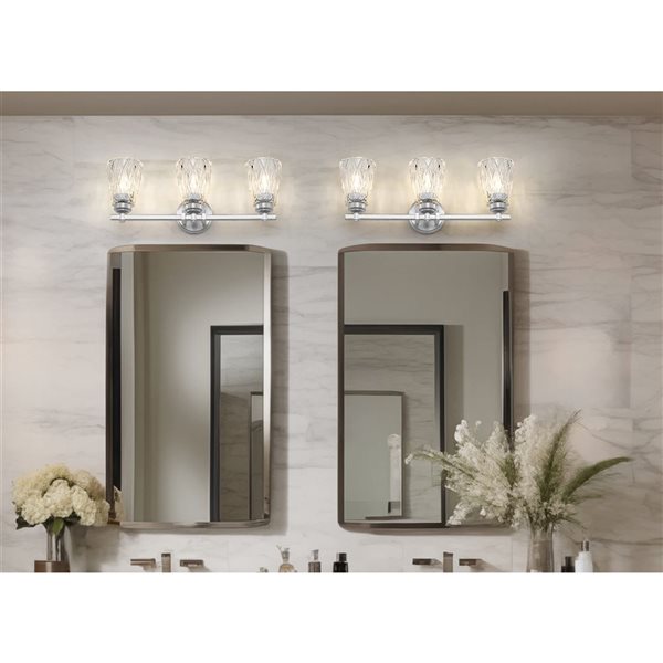 Z-Lite Andree 3-Light Vanity Light - Brushed Nickel