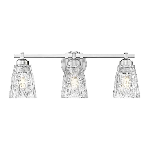 Z-Lite Andree 3-Light Vanity Light - Brushed Nickel