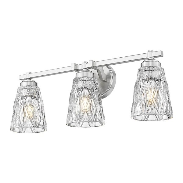 Z-Lite Andree 3-Light Vanity Light - Brushed Nickel