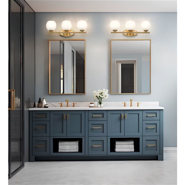 Z-Lite Colette 3-Light Vanity Light - Modern Gold