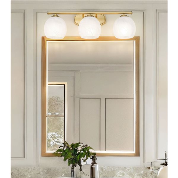 Z-Lite Colette 3-Light Vanity Light - Modern Gold