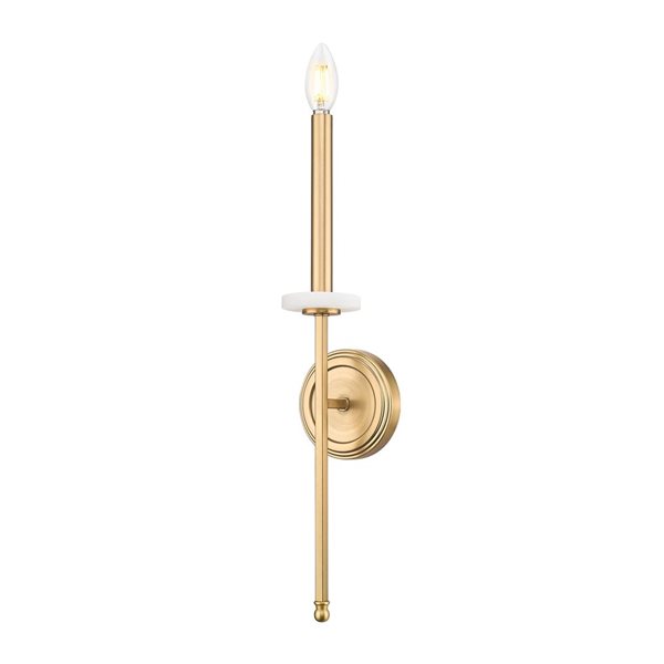 Z-Lite Gaultier 1-Light Wall Sconce 60 W - Modern Gold