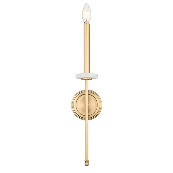 Z-Lite Gaultier 1-Light Wall Sconce 60 W - Modern Gold