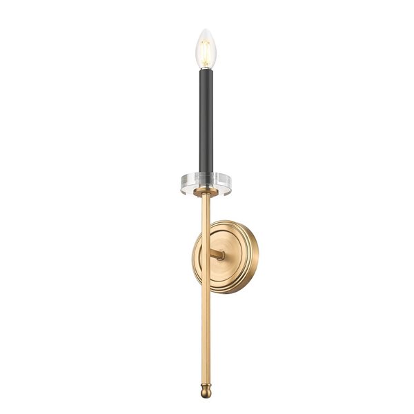 Z-Lite Gaultier 1-Light Wall Sconce 60 W - Modern Gold
