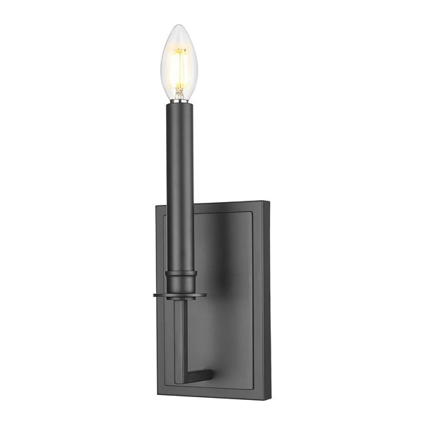Z-Lite Orson 2-Light Wall Sconce 60 W - Matte Black