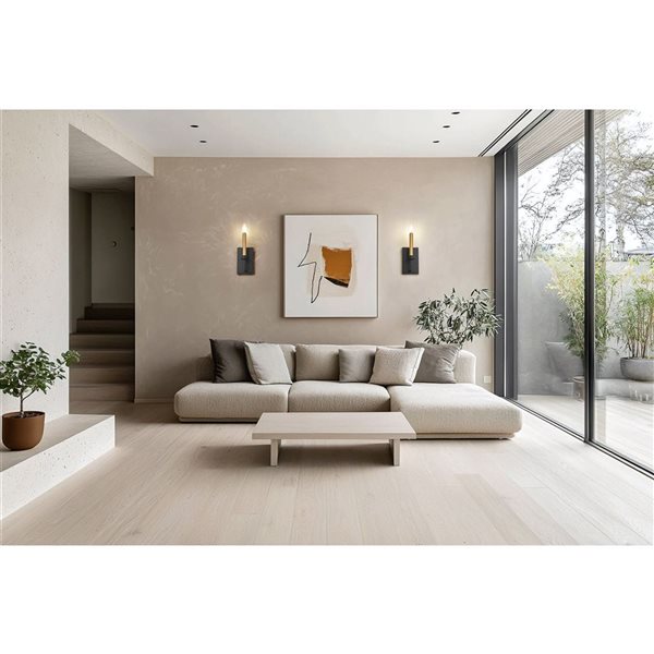 Z-Lite Orson 2-Light Wall Sconce 60 W - Matte Black