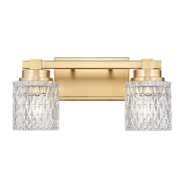 Z-Lite Jacqueline 2-Light Vanity Light - Modern Gold