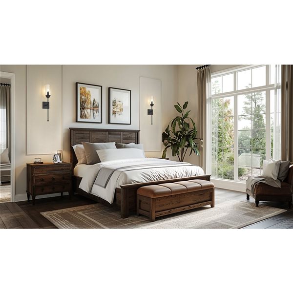 Z-Lite Cosmo 1-Light 60 W Wall Sconce w/ Clear Glass Shade - Matte Black