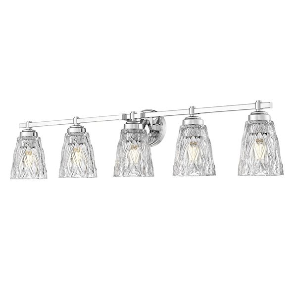Z-Lite Andree 5-Light Vanity Light - Polished Chrome
