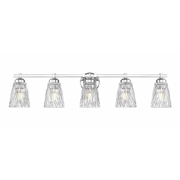 Z-Lite Andree 5-Light Vanity Light - Polished Chrome