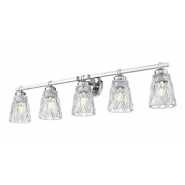 Z-Lite Andree 5-Light Vanity Light - Polished Chrome
